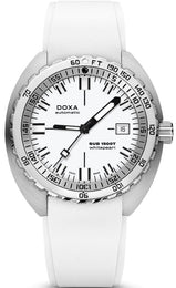 Doxa Watch SUB 1500T Whitepearl Rubber 883.10.011.23