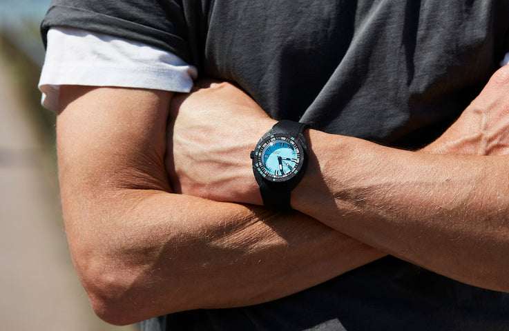 Doxa SUB 300 Carbon COSC Aquamarine Rubber Watch
