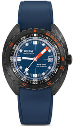 Doxa Watch SUB 300 Carbon COSC Caribbean Rubber 822.70.201.32