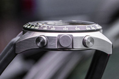 Enoksen Watch Drive E04/B Drivers Chronograph White