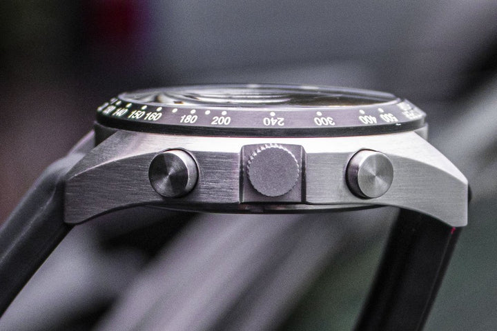 Enoksen Watch Drive E04/B Drivers Chronograph White