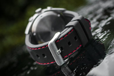 Enoksen Watch Drive E04/B Drivers Chronograph White