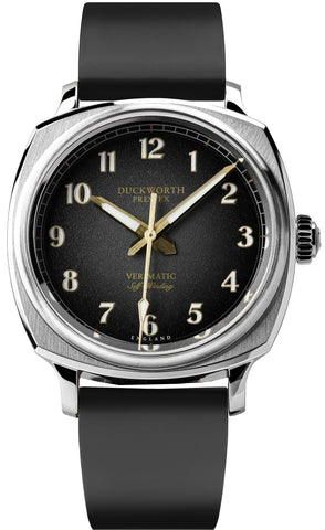 Duckworth Prestex Watch Verimatic Black Black Rubber D891-01-AR