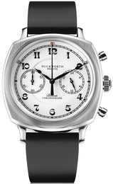 Duckworth Prestex Watch Bolton Chronograph White Black Rubber D531-02-AR
