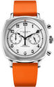 Duckworth Prestex Watch Bolton Chronograph White Orange Rubber