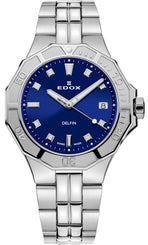 Edox Watch Delfin Diver Date Lady 53020 3M BUN
