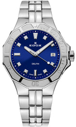 Edox Watch Delfin Diver Date Lady 53020 3M BUN