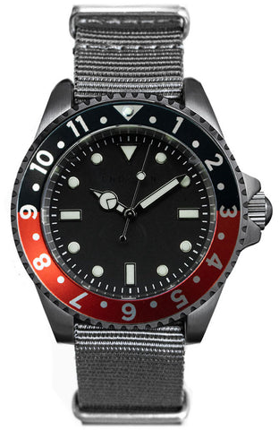 Enoksen Watch Dive E02/H Coke Black & Red Special Edition E02/H/12H/BLACKRED