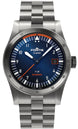 Fortis Watch Flieger F-39 Midnight Blue Bracelet F4220010