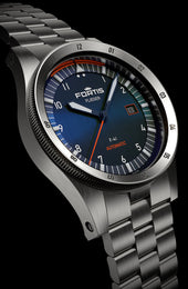 Fortis Watch Flieger F-41 Midnight Blue Bracelet D
