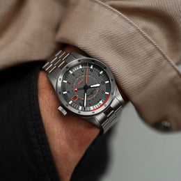 Fortis Flieger F-43 Triple-GMT Titanium Watch