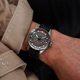 Fortis Flieger F-43 Triple-GMT Titanium Watch