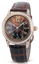 Faberge Agathon Medium Diamond and Hazel Dial