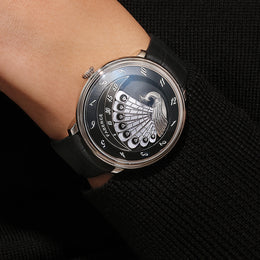 Faberge Watch Lady Compliquee Peacock Black