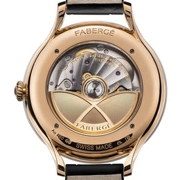Faberge Watch Flirt 18ct Rose Gold Anthracite Dial