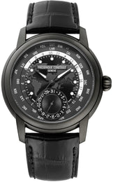 Frederique Constant Watch Classics Worldtimer Manufacture Offline Full Black Limited Edition FC-718BAWM4TH6