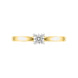 18ct Yellow Gold 0.20ct Diamond Brilliant Cut Solitaire Ring