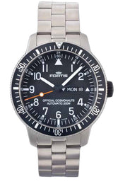 Fortis Watch B-42 Official Cosmonauts Titan Day Date 647.27.11 M