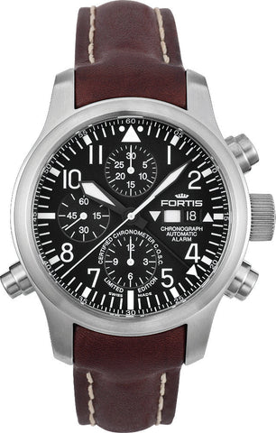 Fortis Watch B-42 Flieger Chronograph Alarm 657.10.11. LF.16