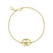 Faberge 1842 18ct Yellow Gold Egg Chain Bracelet 1426BT2597