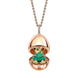 Faberge 18ct Rose Gold Diamond Bail Frog Surprise Locket 2370