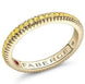 Faberge Colours of Love 18ct Yellow Gold Yellow Sapphire Fluted Band Ring 847RG3101.
