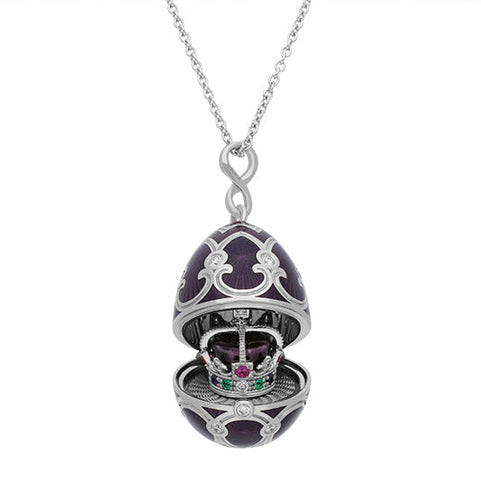 Faberge Royal Jubilee Exclusive Limited Edition Crown Surprise Locket D