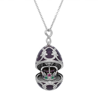 Faberge Royal Jubilee Exclusive Limited Edition Crown Surprise Locket