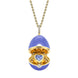 Faberge Essence 18ct Yellow Gold Diamond Sapphire Blue Lacquer Heart Surprise Locket 2854
