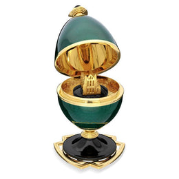 Faberge 18ct Yellow Gold Vermeil Whitby Jet Diamond Objet Limited Edition FBR-478