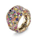 Faberge Emotion 18ct Yellow Gold Multi-Coloured Ring 569RG1167.