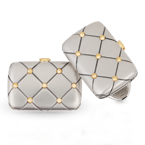Faberge Anatoly 18ct White Gold Diamond Cufflinks