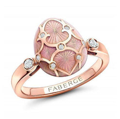 Faberge Palais Tsarskoye Selo 18ct Rose Gold Rose Ring. 1298RG2330