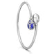 Faberge Palais Yelagin 18ct White Gold Royal Blue Crossover Bangle 1099BT1992