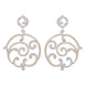 Faberge Rococo 18ct Rose Gold Pave Diamond Grand Earrings 1023EA1822