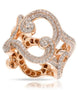 Faberge Rococo Lace 18ct Rose Gold Diamond Ring 937