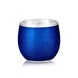 Faberge Sterling Silver Blue Guilloche Vitreous Enamel Shot Glass 332DA1171
