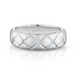 Faberge Treillage 18ct White Gold Diamond Thin Ring 452RG1031