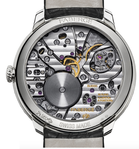 Faberge Lady Compliquee Peacock Black Sapphire Watch