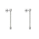Fope Aria 18ct White Gold 0.09ct Diamond Pendant Earrings OR890 BBR.