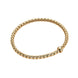 Fope Eka 18ct Yellow Gold 0.01ct Diamond Flexible Bracelet BR730 BBR.