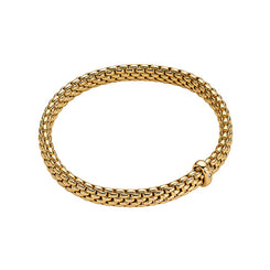 Fope Vendome 18ct Yellow Gold 0.01ct Diamond Flexible Bracelet BR591 BBR.