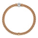 Fope Flex'it Solo 18ct Rose Gold Bracelet, 634B.