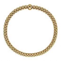 Fope Flex'it Solo 18ct Yellow Gold Bracelet, 620B.