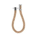 Fope Flexit Essentials 18ct Rose Gold Diamond Medium Mesh Chain Earrings OR04/BBR