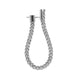 Fope Flexit Essentials 18ct White Gold Medium Mesh Chain Earrings OR04