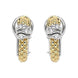 Fope Prima 18ct Yellow Gold 0.08ct Diamond Hoop Earrings, OR746/BBR.
