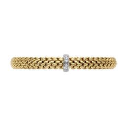 Fope Vendome 18ct Yellow Gold 0.24ct Diamond Bracelet, 583B/BBR.