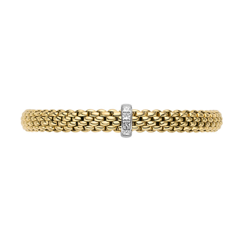 Fope Vendome 18ct Yellow Gold 0.35ct Diamond Bracelet, 584B/BBR