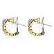 Fope Eka Tiny 18ct Yellow Gold 0.19ct Diamond Earrings, OR730/PAVE.
